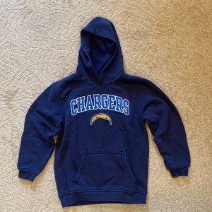 LOS ANGELES CHARGERS YOUTH LARGE HOODIE
